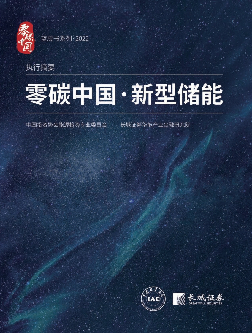04-新型储能现存问题及解决方案：《零碳中国·新型储能》蓝皮书（2022版）