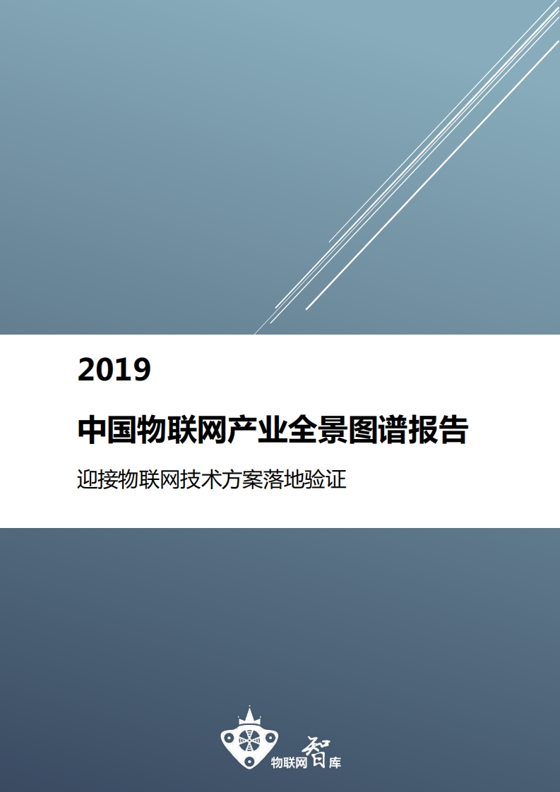 2019中国物联网产业全景图谱报告