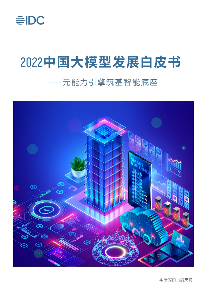 2022中国大模型发展白皮书IDC2023