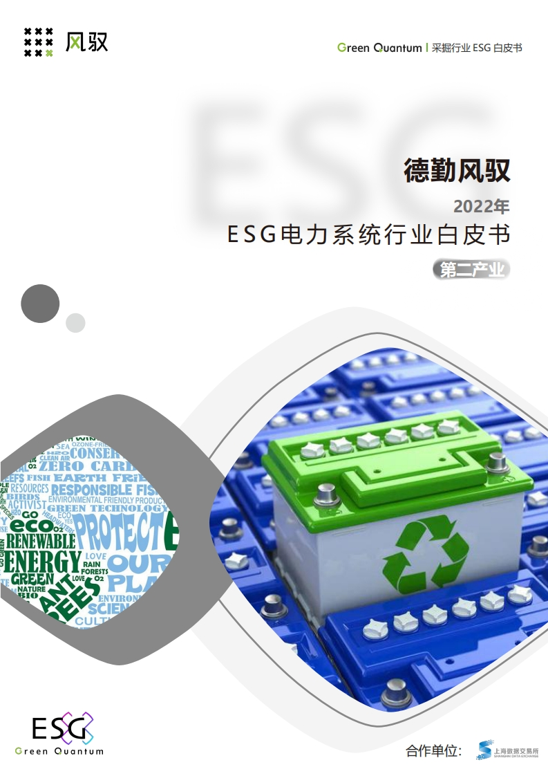 2022年ESG电力系统行业白皮书-上海数据交易所-德勤风驭