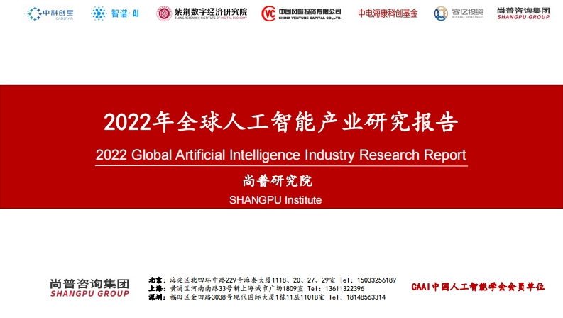 2022年全球人工智能产业研究报告