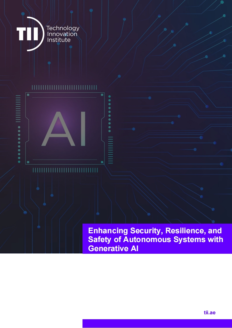 2024利用生成式AI增强自主系统的安全性和韧性白皮书英文版