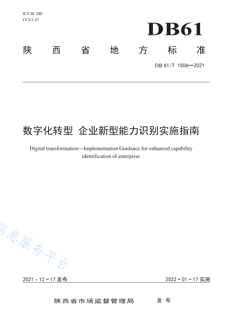 DB61_T-1506-2021-数字化转型-企业新型能力识别实施指南