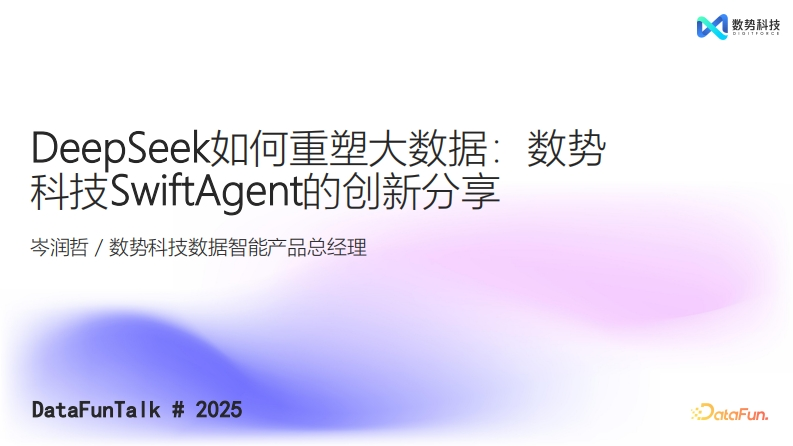 DeepSeek如何重塑大数据：数势科技终版