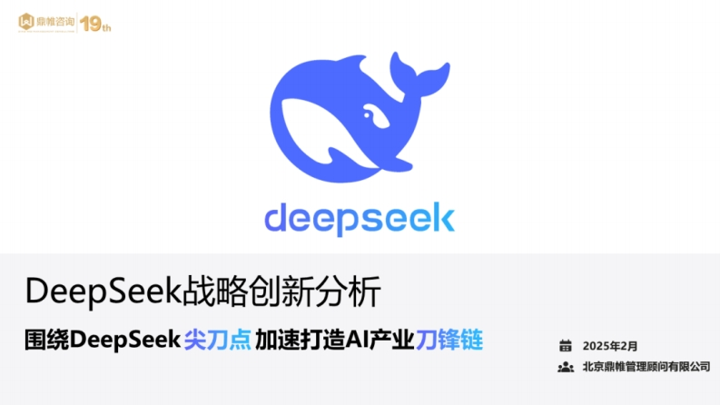 DeepSeek战略创新分析报告-鼎帷咨询-2025-2