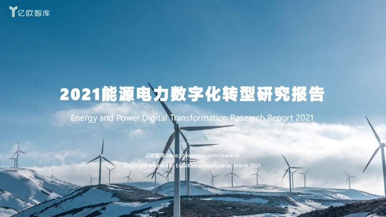 _能源数字化专题：2021能源电力数字化转型研究报告