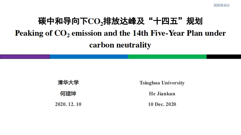 【政策面】碳中和导向下CO2排放达峰及-十四五-规划