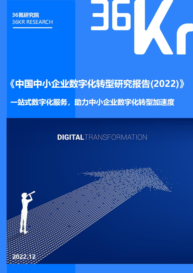 中国中小企业数字化转型研究报告（2022）