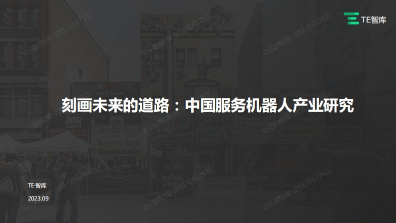中国服务机器人产业研究