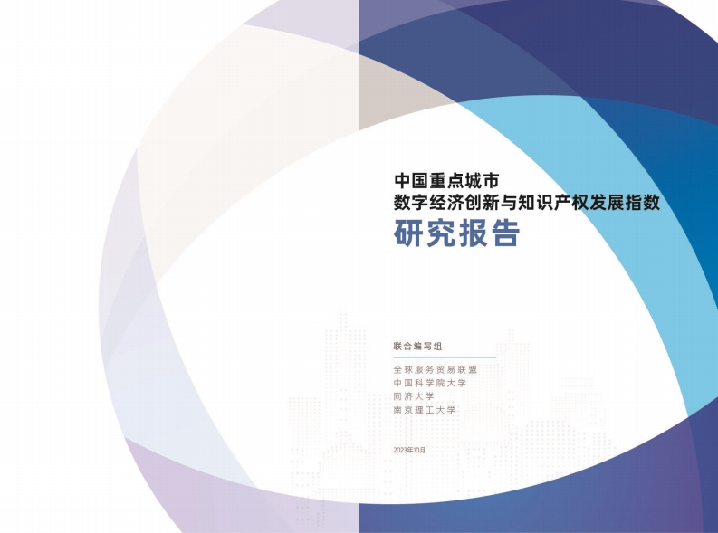 中国重点城市数字经济创新与知识产权发展指数研究报告