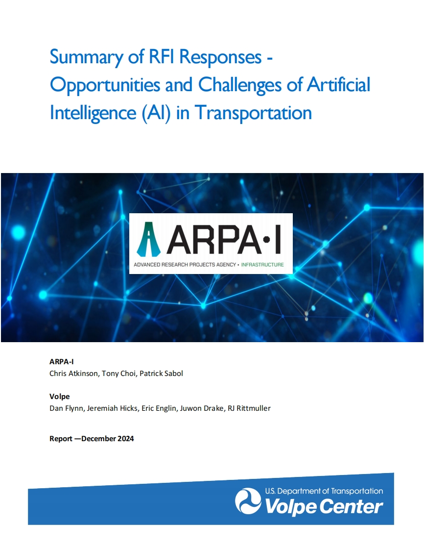 人工智能在交通领域的机遇与挑战（英）ARPA-I-2024-12