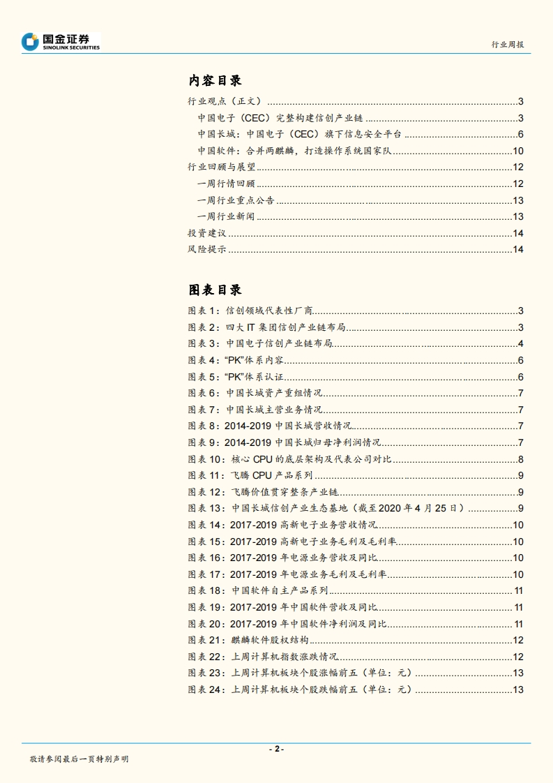 信创专题报告-体系