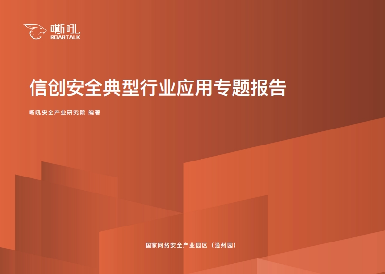 信创安全典型行业应用专题报告