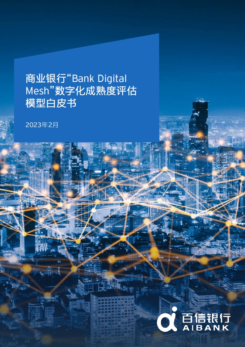 商业银行业数字化成熟度评估模型白皮书-28页