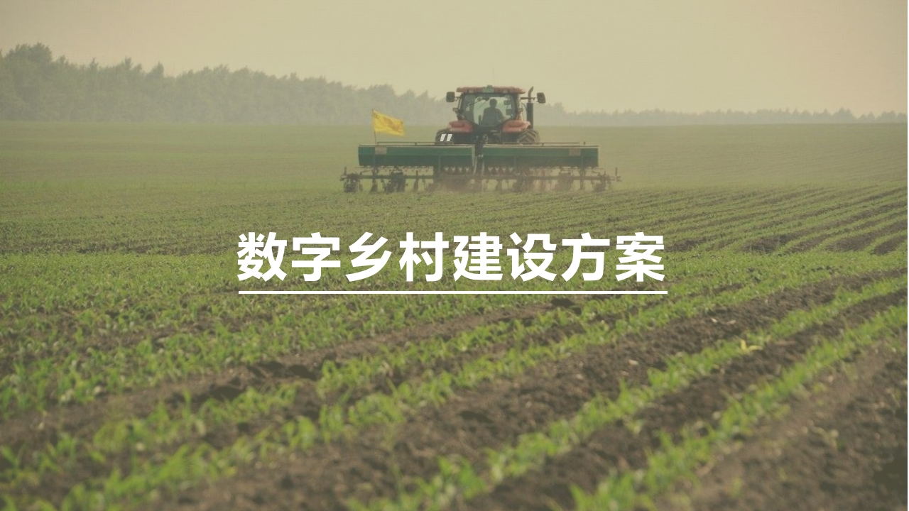 数字乡村建设方案