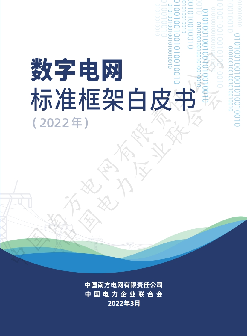 数字电网标准框架白皮书（2022年）
