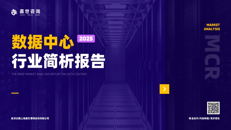 数据中心行业简析报告-嘉世咨询-2025