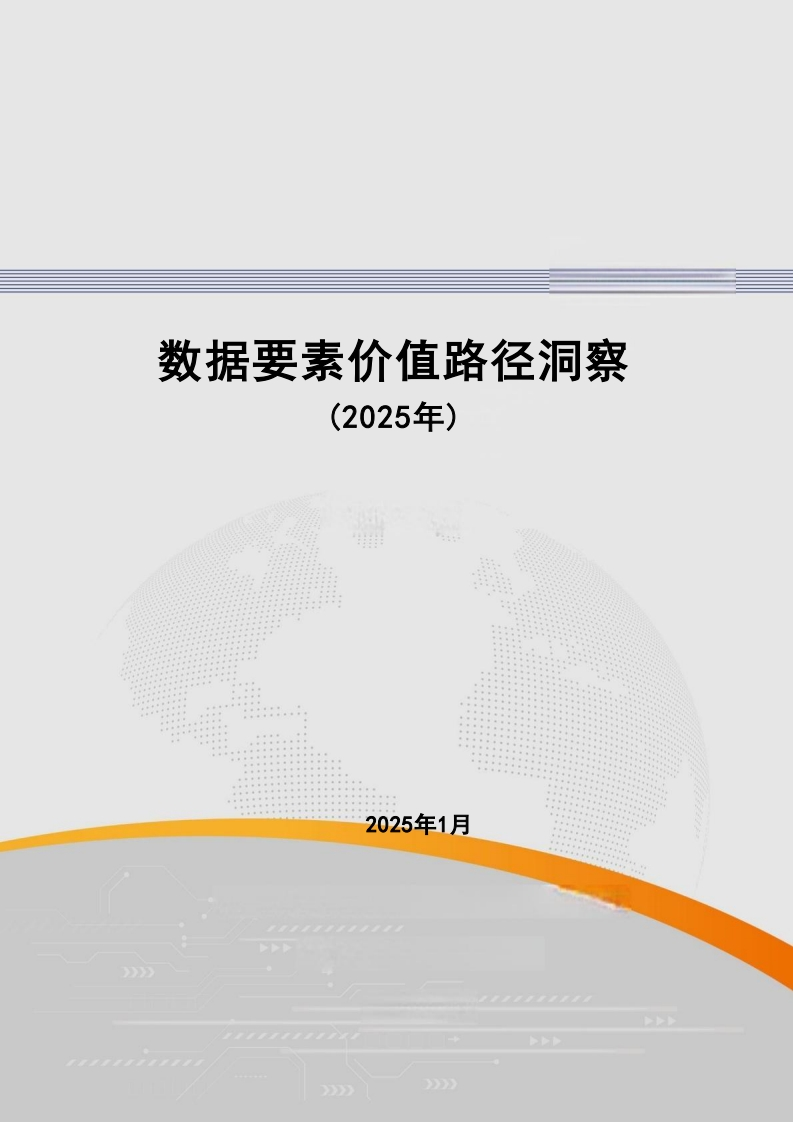 数据要素价值路径洞察（2025年）